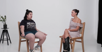 Dialogue between Eleni Foureira and Kostis