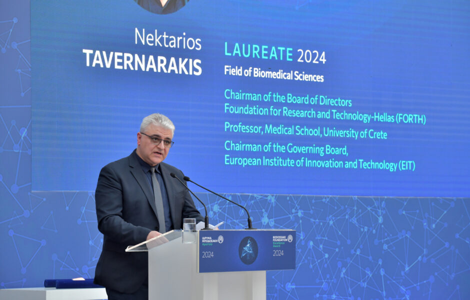 Νεκτάριος Ταβερναράκης, Καθηγητής Μοριακής Βιολογίας Συστημάτων στην Ιατρική Σχολή του Πανεπιστημίου Κρήτης, Πρόεδρος του Ιδρύματος Τεχνολογίας και Έρευνας, Πρόεδρος του European Institute of Innovation and Technology