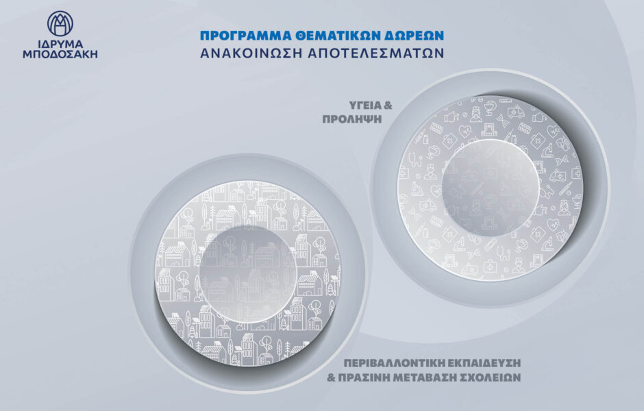Ανακοίνωση επιχορηγούμενων έργων Προγράμματος Θεματικών Δωρεών Ιδρύματος Μποδοσάκη