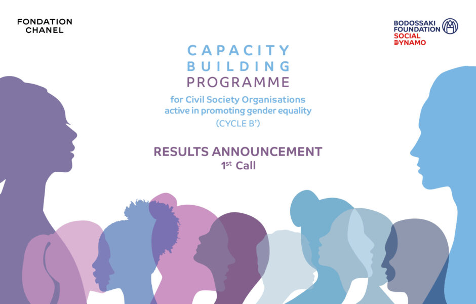 Announcement of results of the Organisational Development Grants for Organisations active in the field of Gender Equality