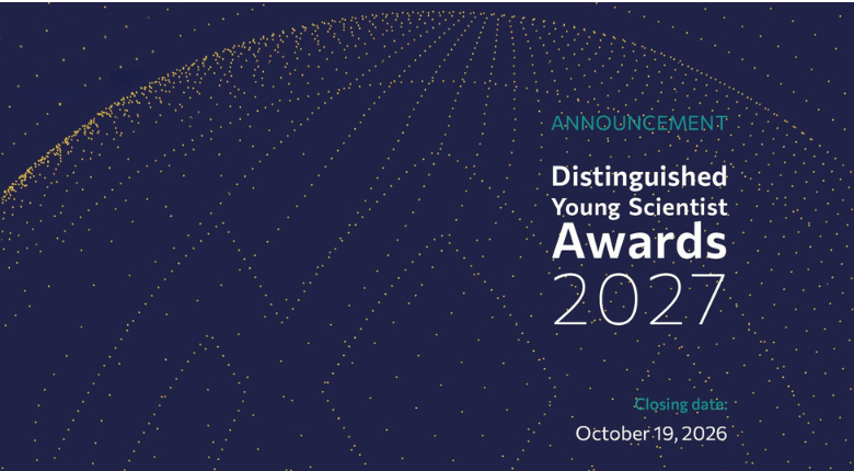 Announcement Distinguished Young Scientist Awards 2027