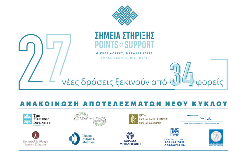 Ανακοίνωση Αποτελεσμάτων νέου κύκλου: 27 νέες δράσεις ξεκινούν από 34 φορείς